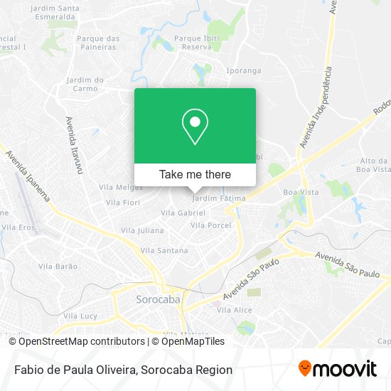 Fabio de Paula Oliveira map