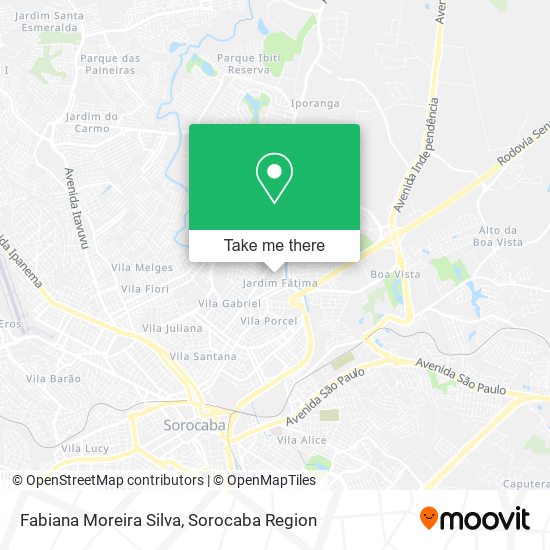 Fabiana Moreira Silva map