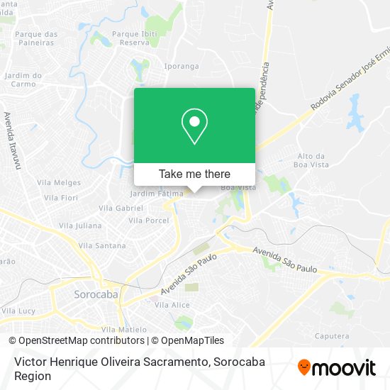 Victor Henrique Oliveira Sacramento map