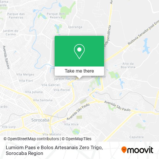 Lumiom Paes e Bolos Artesanais Zero Trigo map