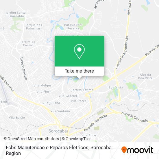 Mapa Fcbs Manutencao e Reparos Eletricos