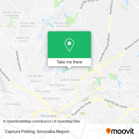 Captura Fishing map