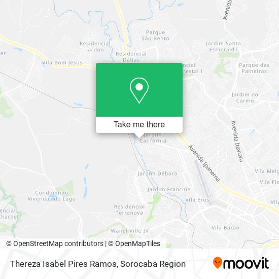 Thereza Isabel Pires Ramos map