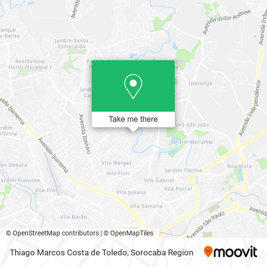 Mapa Thiago Marcos Costa de Toledo