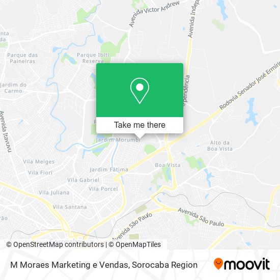 M Moraes Marketing e Vendas map