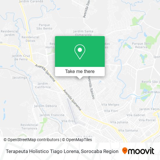 Terapeuta Holistico Tiago Lorena map