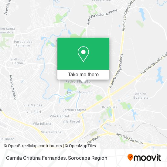 Camila Cristina Fernandes map