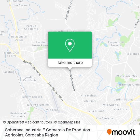 Soberana Industria E Comercio De Produtos Agricolas map