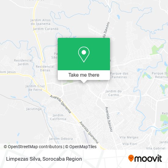 Limpezas Silva map