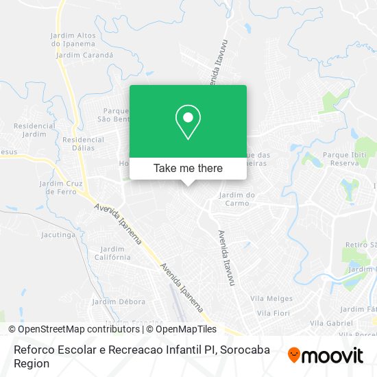 Reforco Escolar e Recreacao Infantil PI map