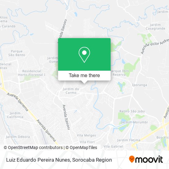 Luiz Eduardo Pereira Nunes map