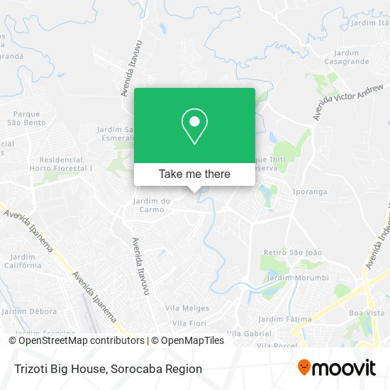 Mapa Trizoti Big House
