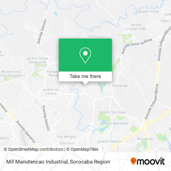 Mif Manutencao Industrial map