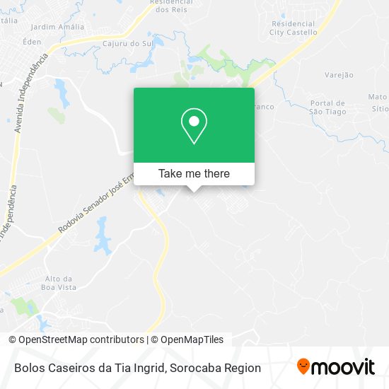 Bolos Caseiros da Tia Ingrid map