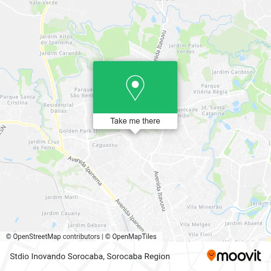 Stdio Inovando Sorocaba map