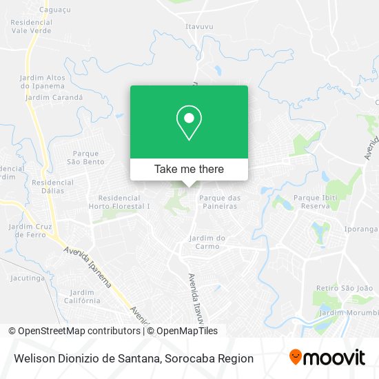 Mapa Welison Dionizio de Santana