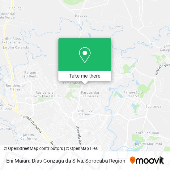 Eni Maiara Dias Gonzaga da Silva map
