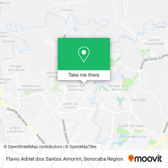 Flavio Adriel dos Santos Amorim map