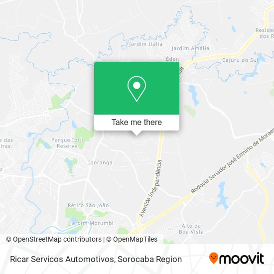 Ricar Servicos Automotivos map