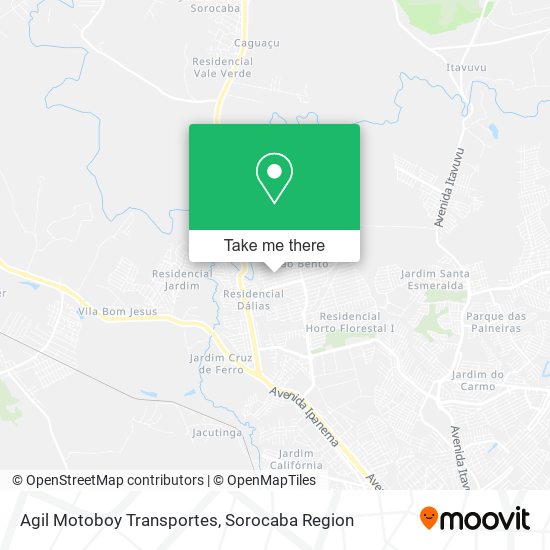 Agil Motoboy Transportes map