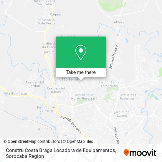 Constru Costa Braga Locadora de Equipamentos map