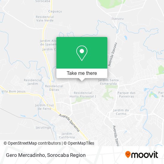 Mapa Gero Mercadinho