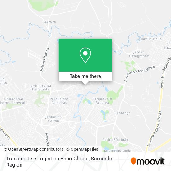 Transporte e Logistica Enco Global map