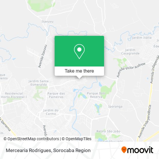 Mapa Mercearia Rodrigues