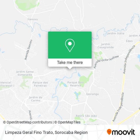 Limpeza Geral Fino Trato map