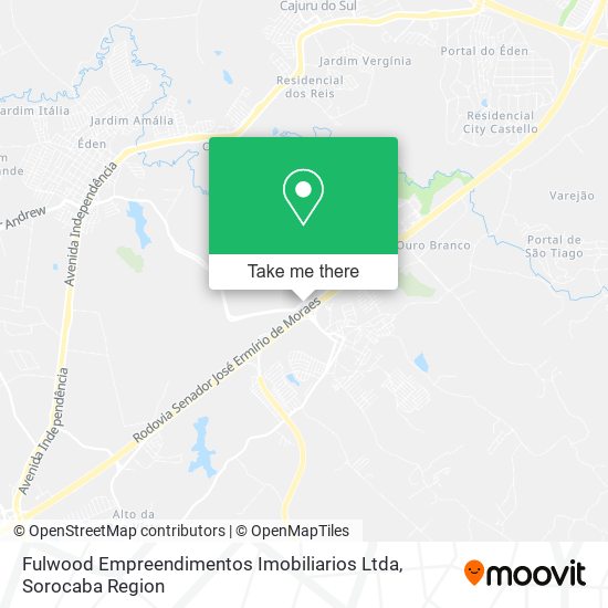 Mapa Fulwood Empreendimentos Imobiliarios Ltda