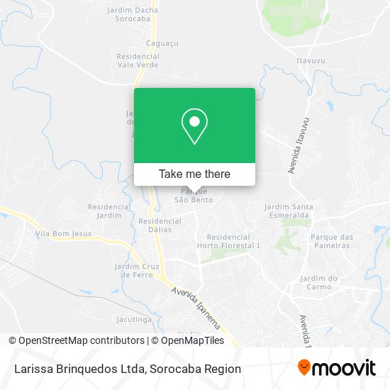 Larissa Brinquedos Ltda map