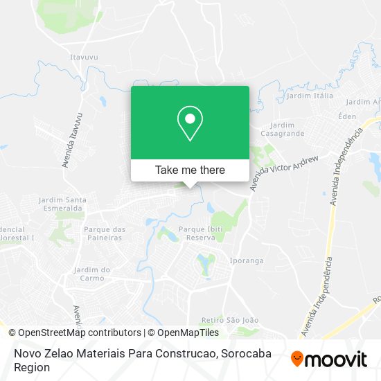 Novo Zelao Materiais Para Construcao map