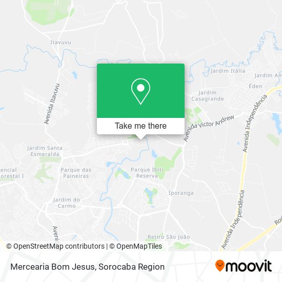 Mercearia Bom Jesus map