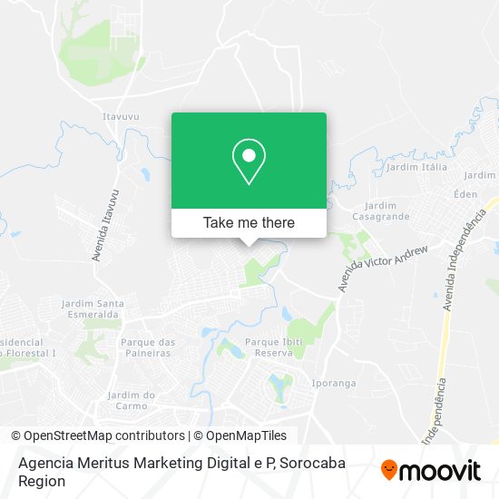Agencia Meritus Marketing Digital e P map