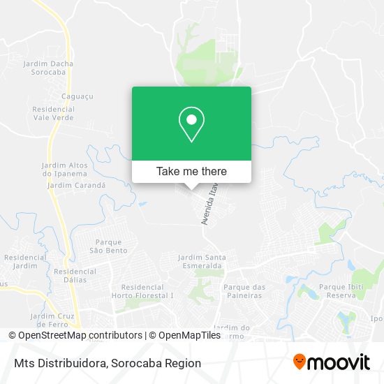 Mts Distribuidora map
