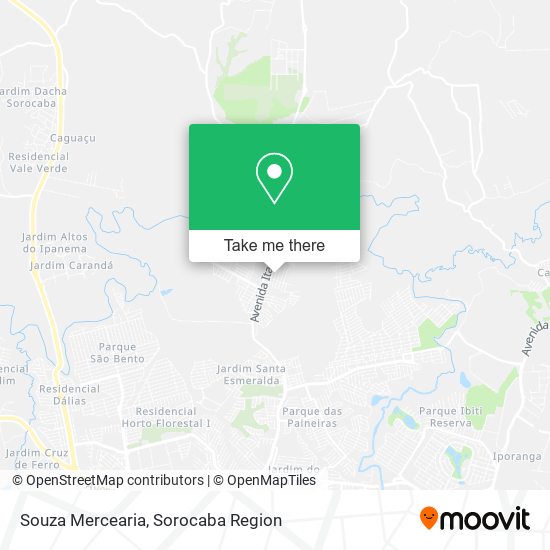 Souza Mercearia map