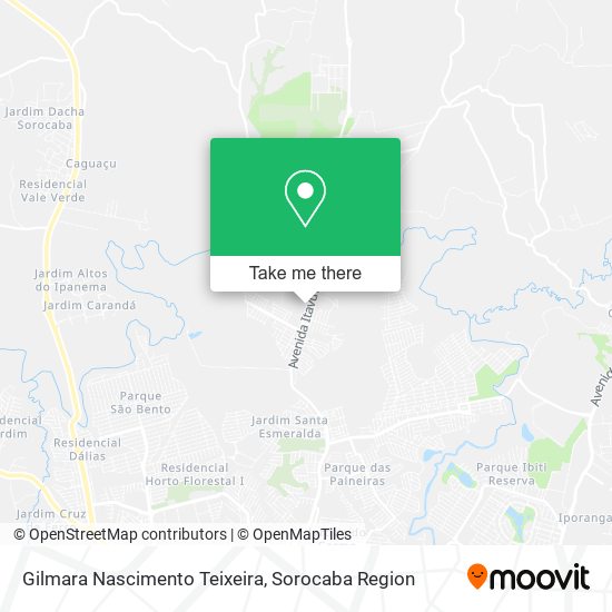 Gilmara Nascimento Teixeira map