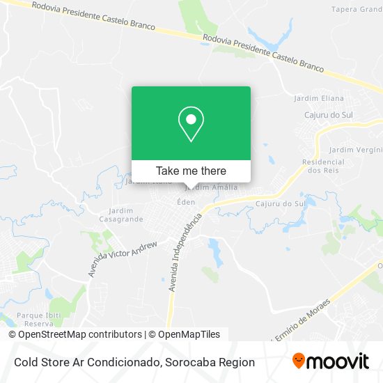 Cold Store Ar Condicionado map