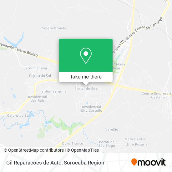 Mapa Gil Reparacoes de Auto