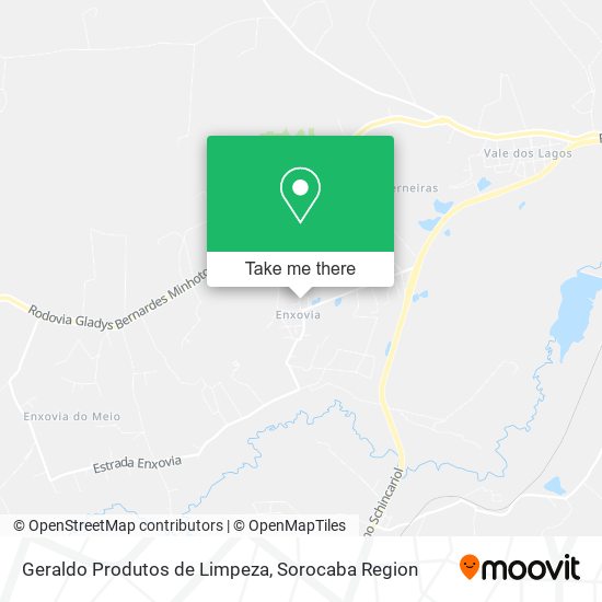 Mapa Geraldo Produtos de Limpeza