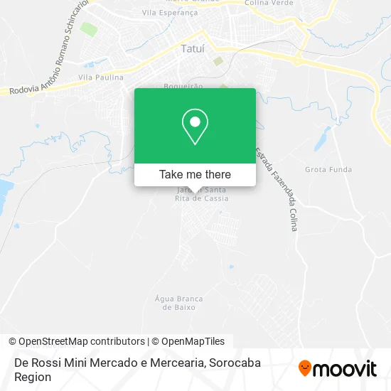De Rossi Mini Mercado e Mercearia map