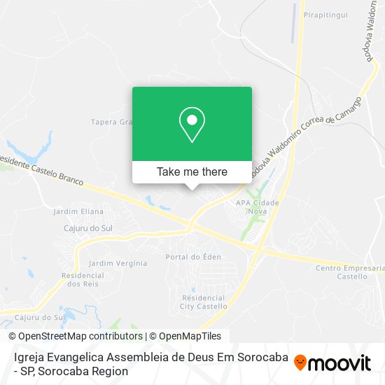 Igreja Evangelica Assembleia de Deus Em Sorocaba - SP map