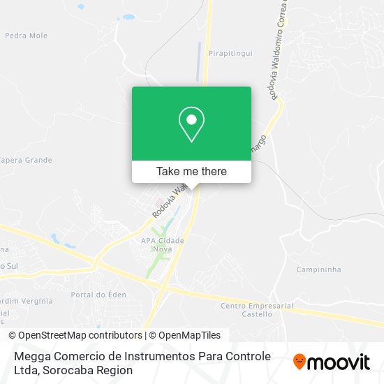 Megga Comercio de Instrumentos Para Controle Ltda map
