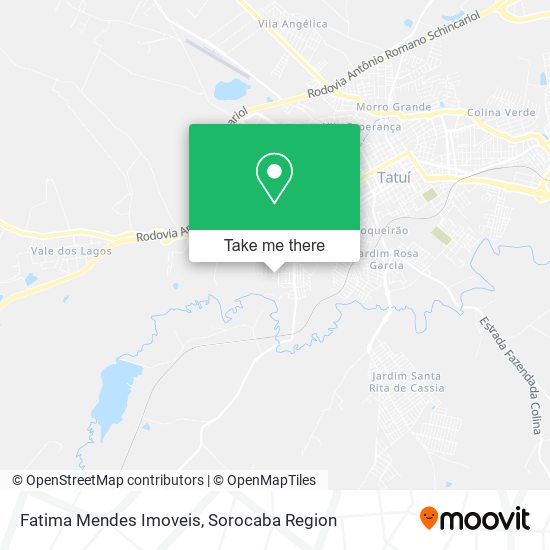 Mapa Fatima Mendes Imoveis