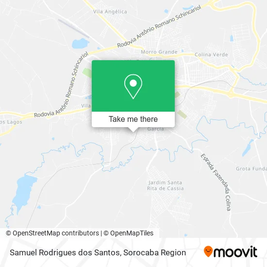 Samuel Rodrigues dos Santos map