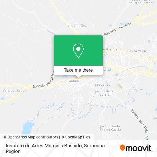 Instituto de Artes Marciais Bushido map