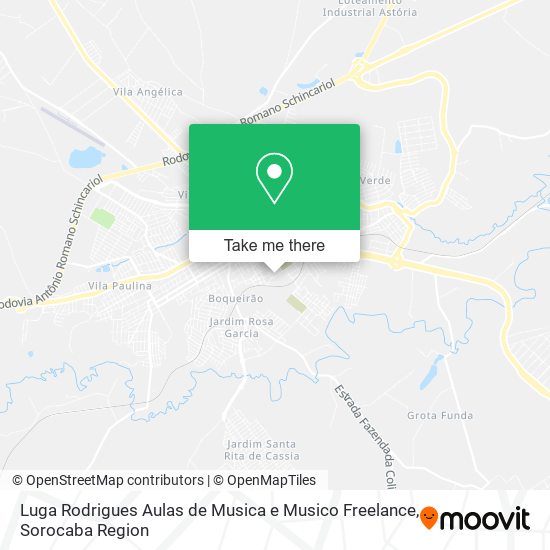 Luga Rodrigues Aulas de Musica e Musico Freelance map
