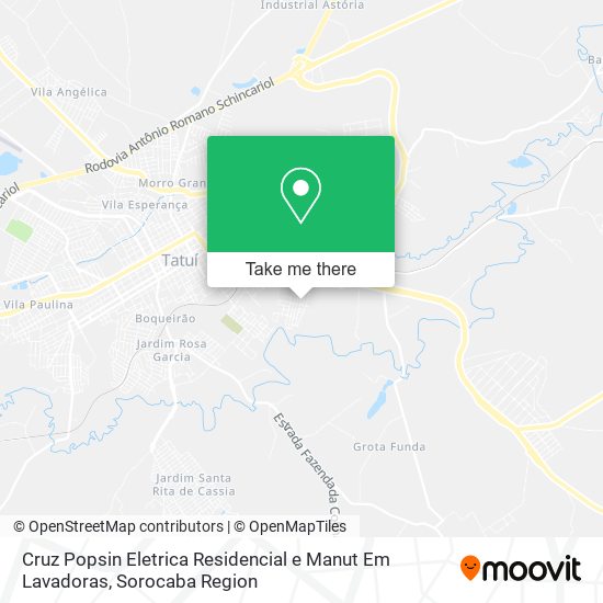 Cruz Popsin Eletrica Residencial e Manut Em Lavadoras map