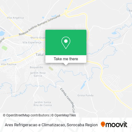 Ares Refrigeracao e Climatizacao map