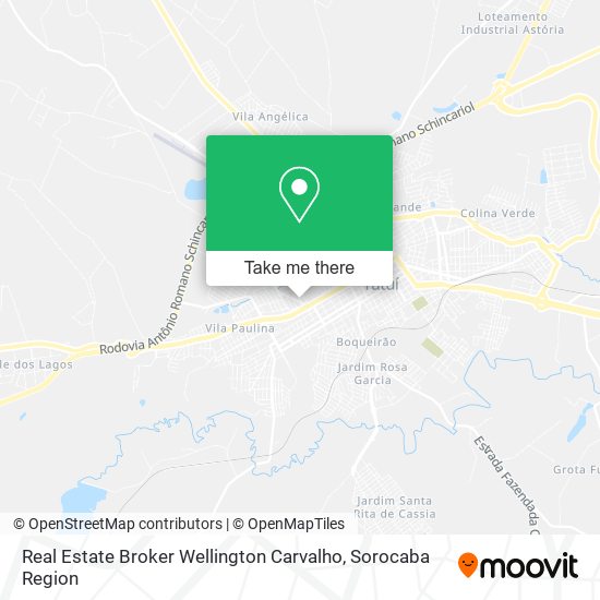 Real Estate Broker Wellington Carvalho map